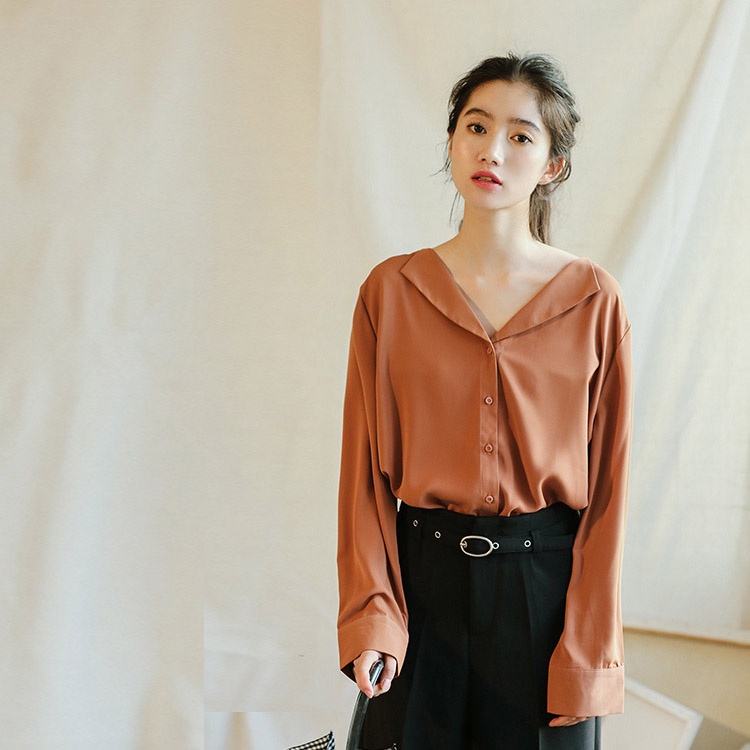 Áo sơ mi lụa công sở 354