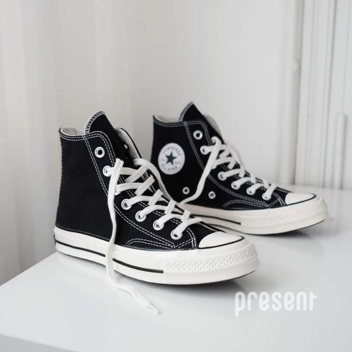 [FREESHIP - HÀNG AUTH KÈM BILL] Giày Sneakers Converse 1970s Black White Cao Cổ - Present Original Sneakers | BigBuy360 - bigbuy360.vn