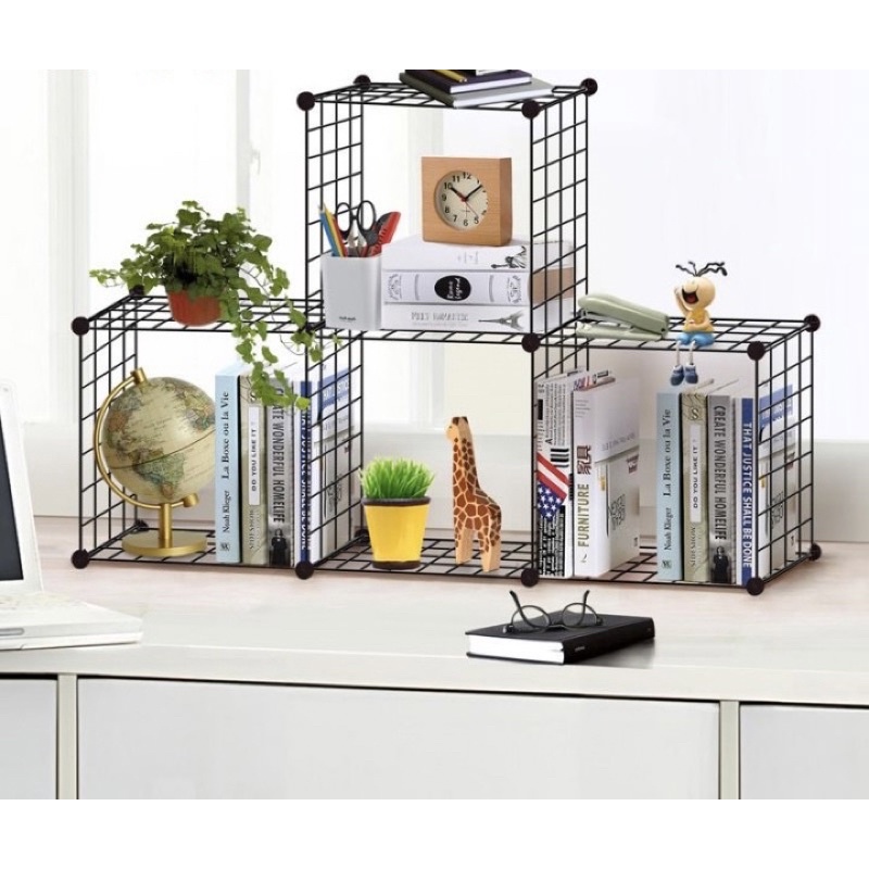 Tấm Lưới Sắt Đa Năng Lắp Ghép Chuồng Quây Chó Mèo, Kệ Sách, Decor Phòng