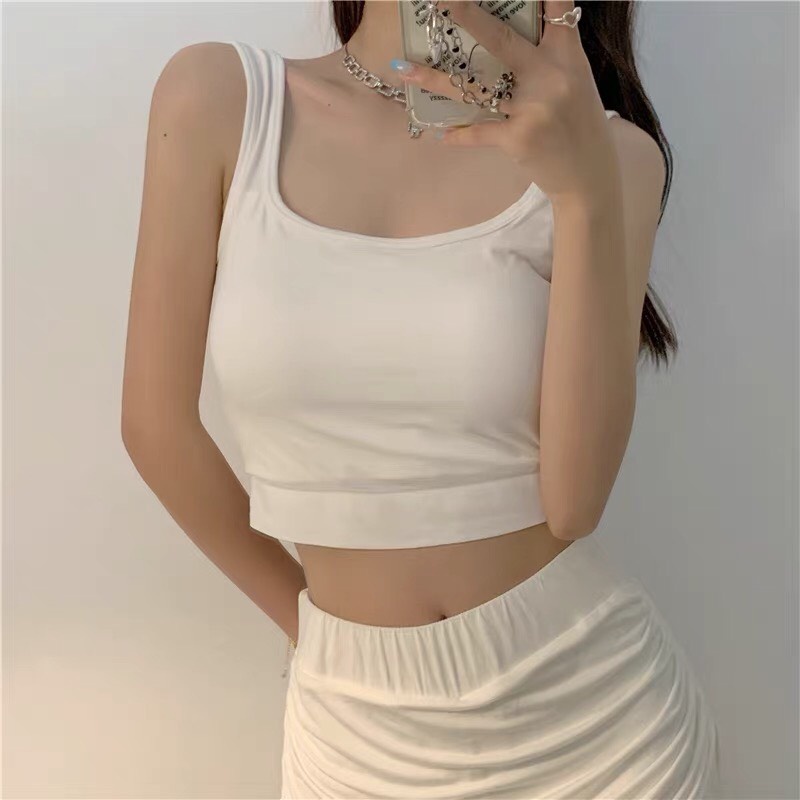 ❤️ Áo Bra Thun Mềm Dáng Lửng SÁT NÁCH Sẵn Đệm Ngực Siêu Hot 1809 ❤️