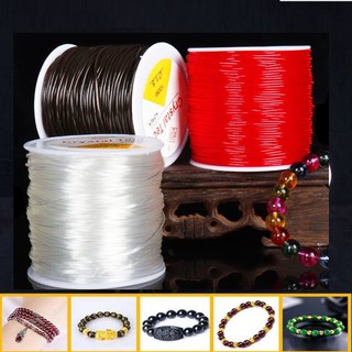 Dây cước đàn hồi, dây thun xỏ chuỗi hạt 100m đường kính 1mm