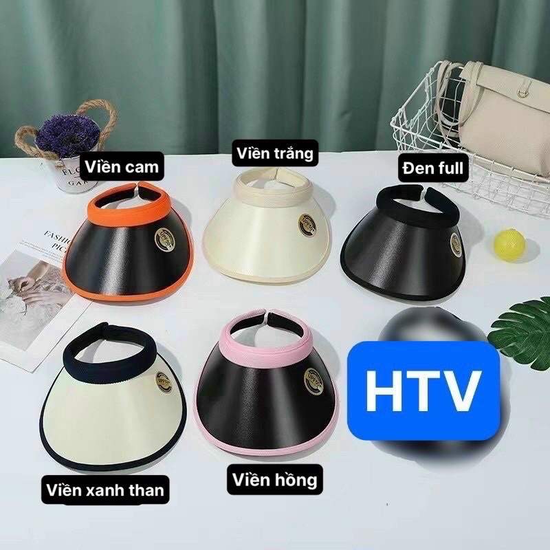 MŨ CHÓP NHỰA HỞ ĐẦU CHỐNG TIA UV NHIỀU MÀU