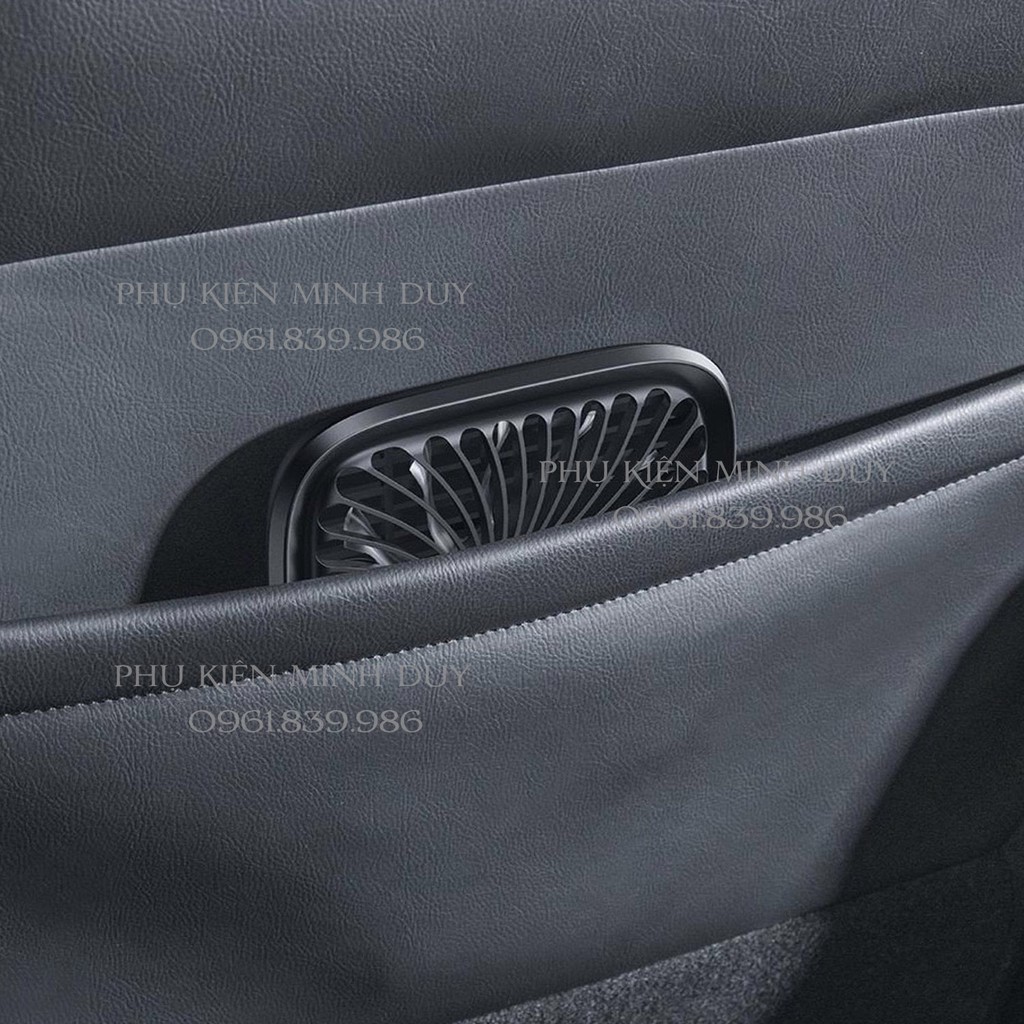 Quạt xếp đa năng gắn lưng ghế trên xe hơi Baseus Foldable Vehicle-mounted Backseat Fan LV507 | BigBuy360 - bigbuy360.vn