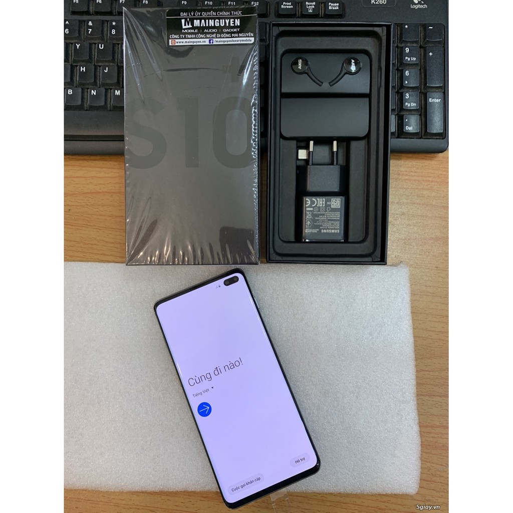 Điện Thoại Samsung Galaxy S10 5G Pin Khủng 4500mAh| Galaxy S105G - máy full box - bảo hành 12 tháng