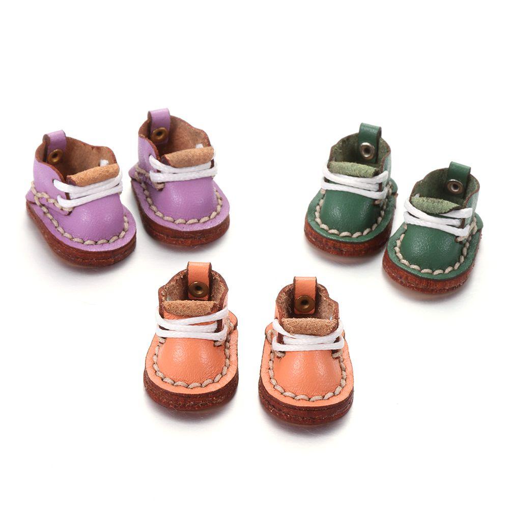 Giày Búp Bê Da Bò Handmade Dành Cho Búp Bê obitsu11GSCbody9OB11