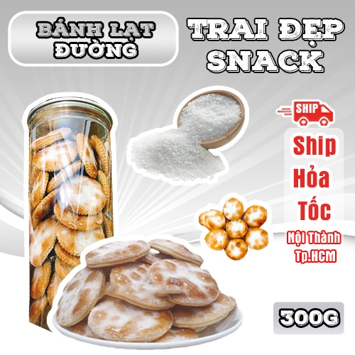 1KG Bánh Lạt Đường Tròn - Trai Đẹp Snack