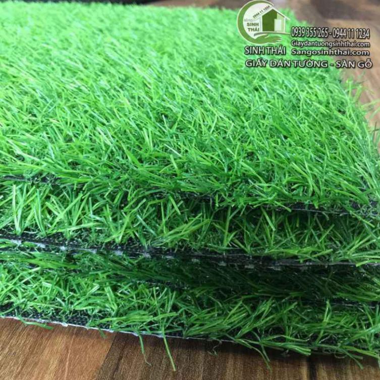 Tấm cỏ nhựa dày cao cấp khổ 50cm x 50cm