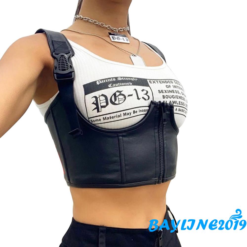 Áo Khoác Da Pu Không Tay Thời Trang Dành Cho Nữ