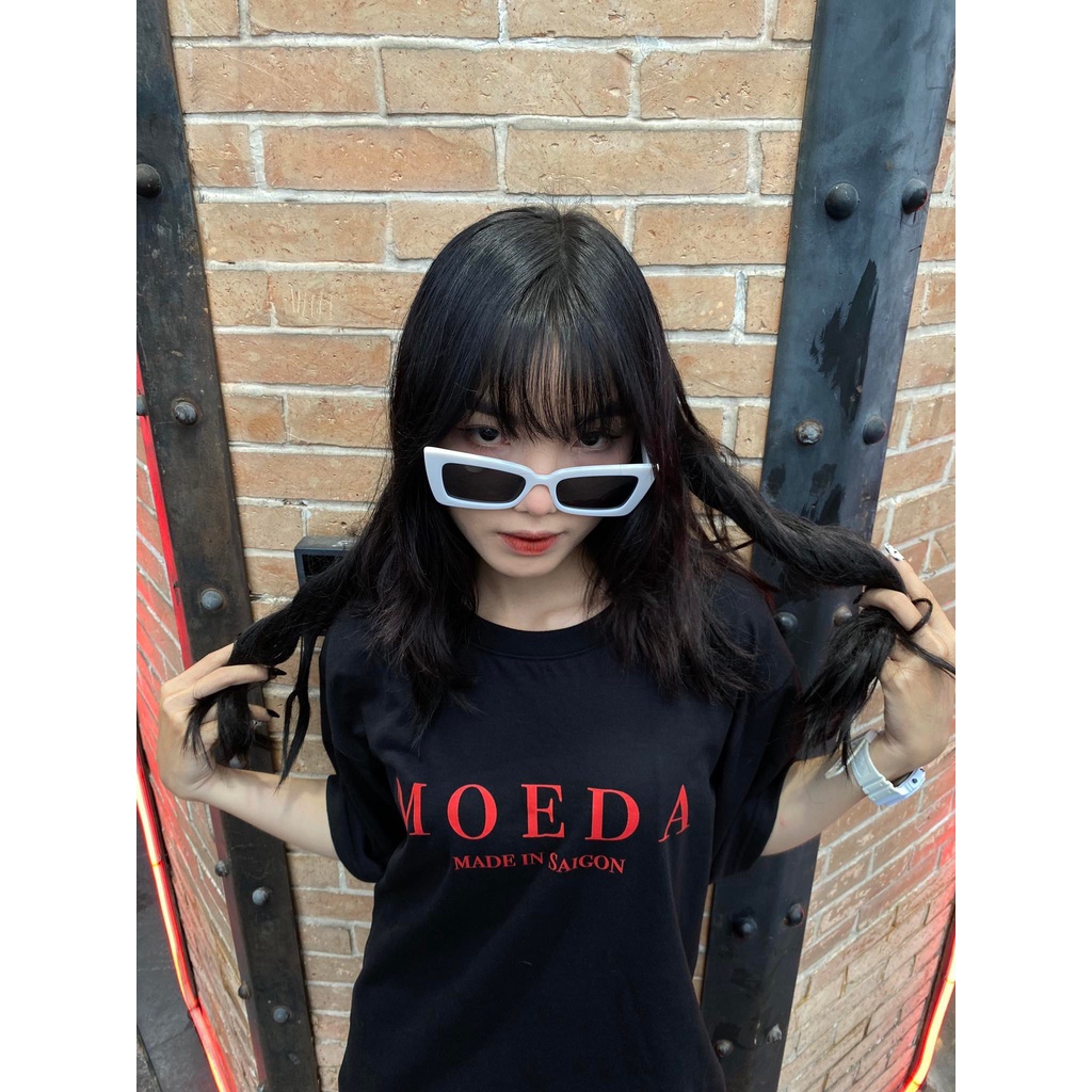 Áo Thun giá rẻ UNISEX MOEDA - BLACK/WHITE