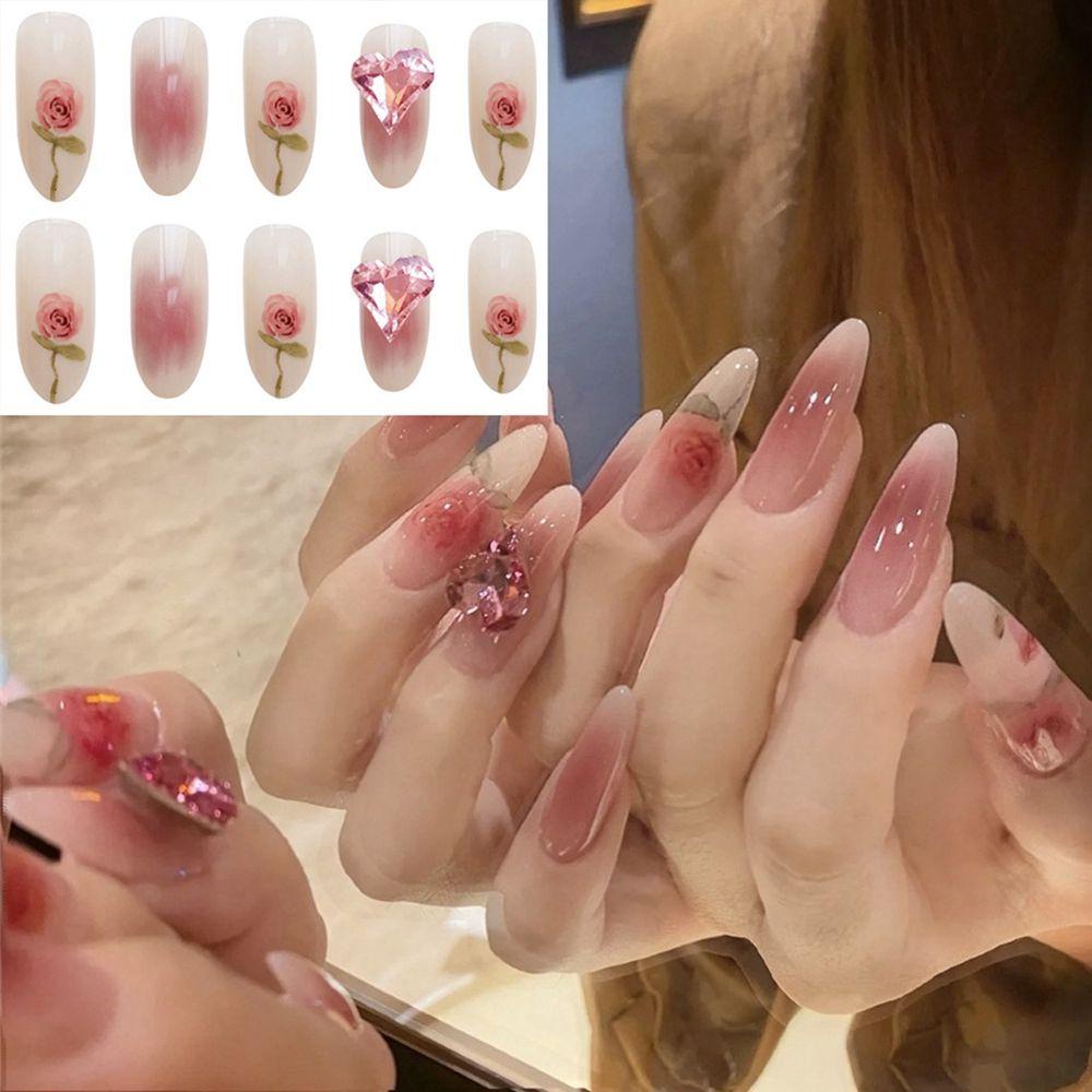 Bộ 24 Móng Tay Giả Thời Trang Cho Nữ