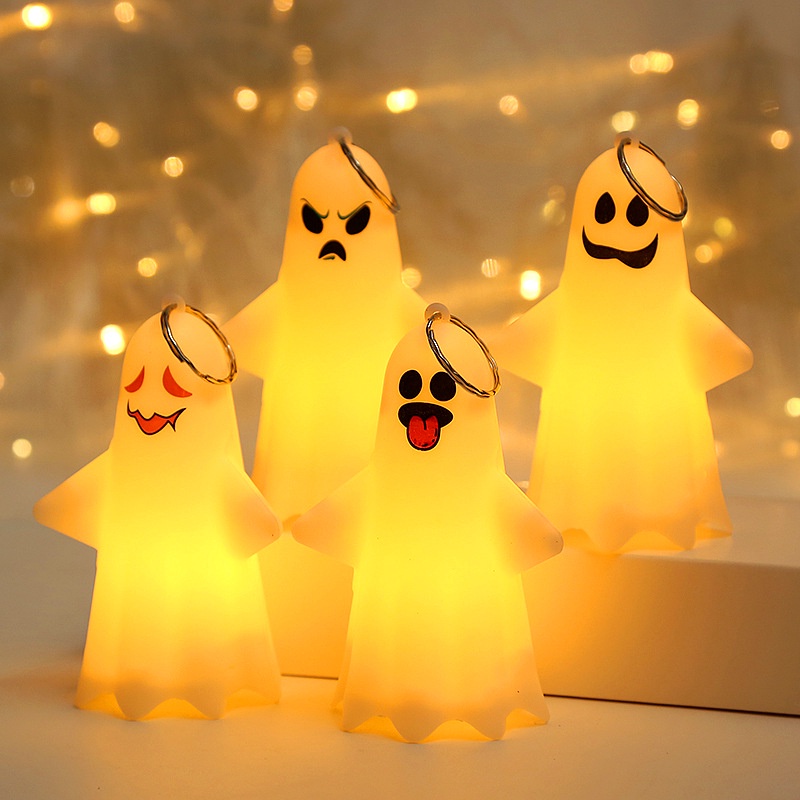 Đèn Ngủ Hình Búp Bê Ma Cà Rồng 3D Sáng Tạo Vui Nhộn Để Bàn Trang Trí Halloween
