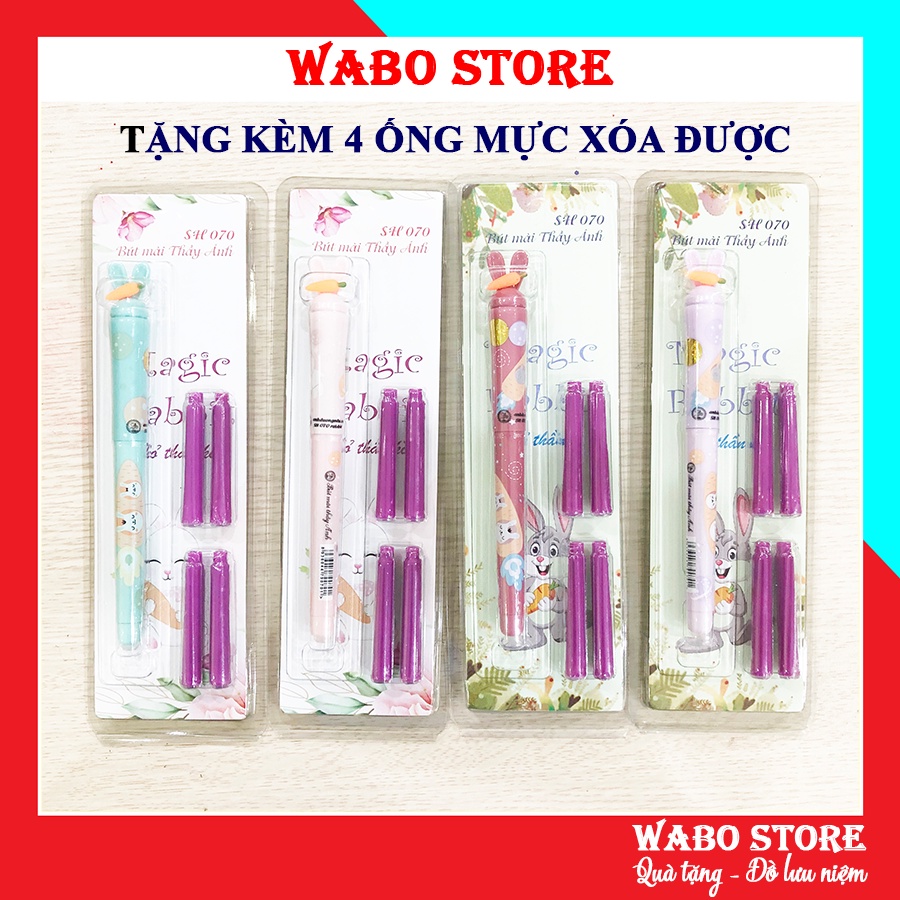 BÚT THỎ THẦN KỲ, BÚT THẦY ÁNH SH070 MỰC XÓA ĐƯỢC DÙNG CHO HỌC SINH LỚP 1,2,3,4