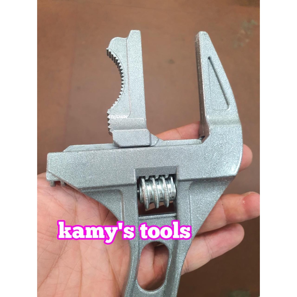 Mỏ lết miệng rộng 6-68mm, cờ lê vặn dây cấp nước bằng hợp kim nhôm dài 200mm