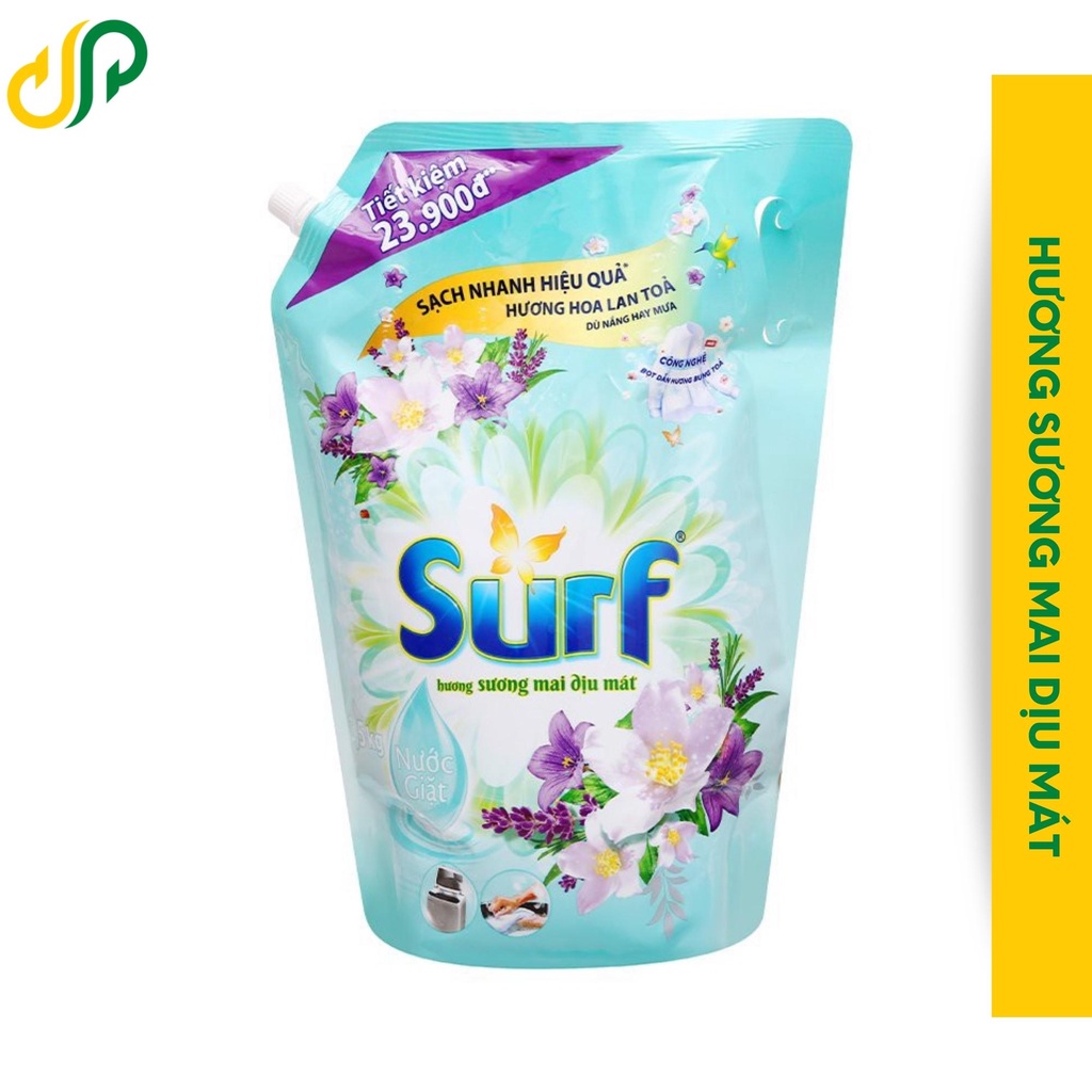 Nước giặt Surf túi 3kg5