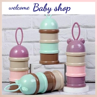 Hộp Chia Sữa 3 Ngăn Tiện Lợi Cho Bé [ hayebabyshop]