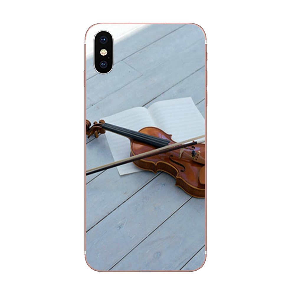 Ốp Điện Thoại Mềm Hình Đàn Violin Cho Samsung Galaxy A10 A20 A20E A3 A40 A5 A50 A7 J3 J5 J6 J7 2016 2017 2018