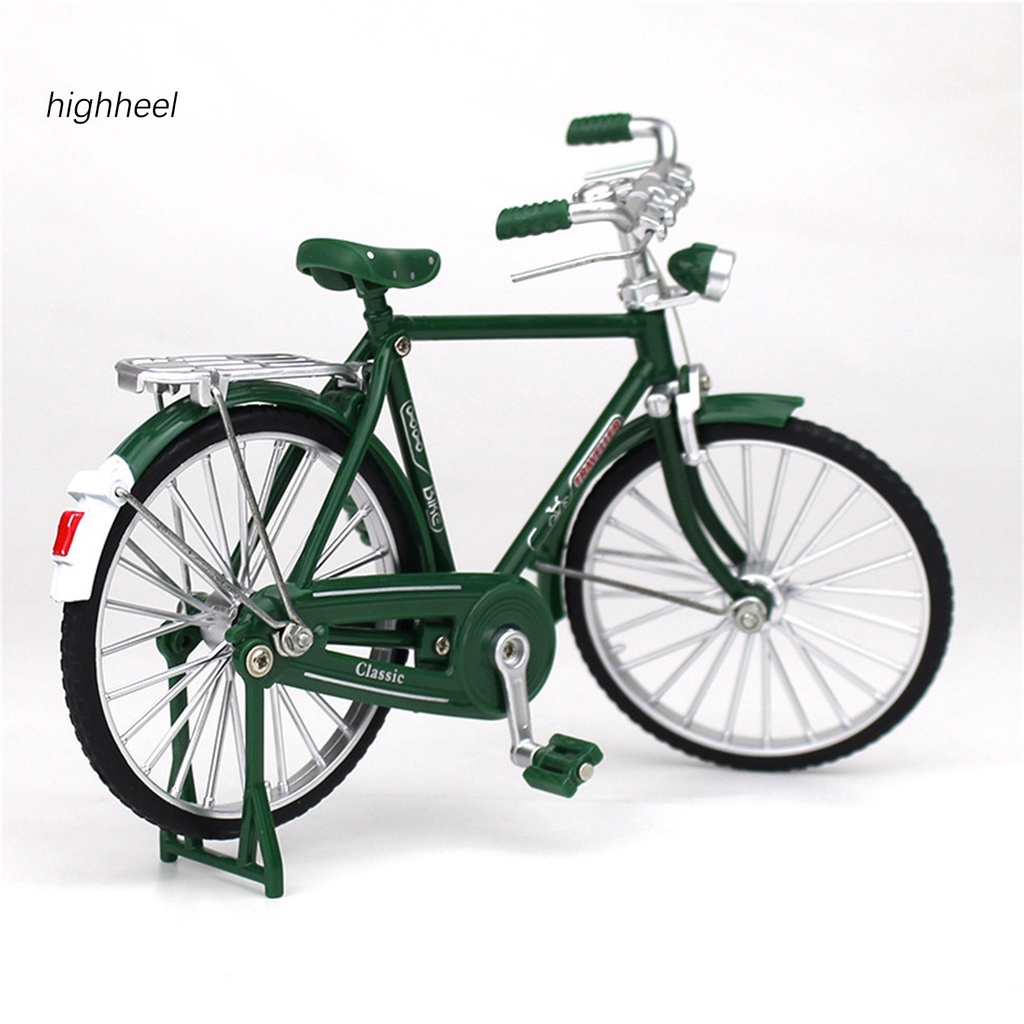 Mô hình xe đạp bằng hợp kim nhựa cao su dùng trang trí nhà cửa