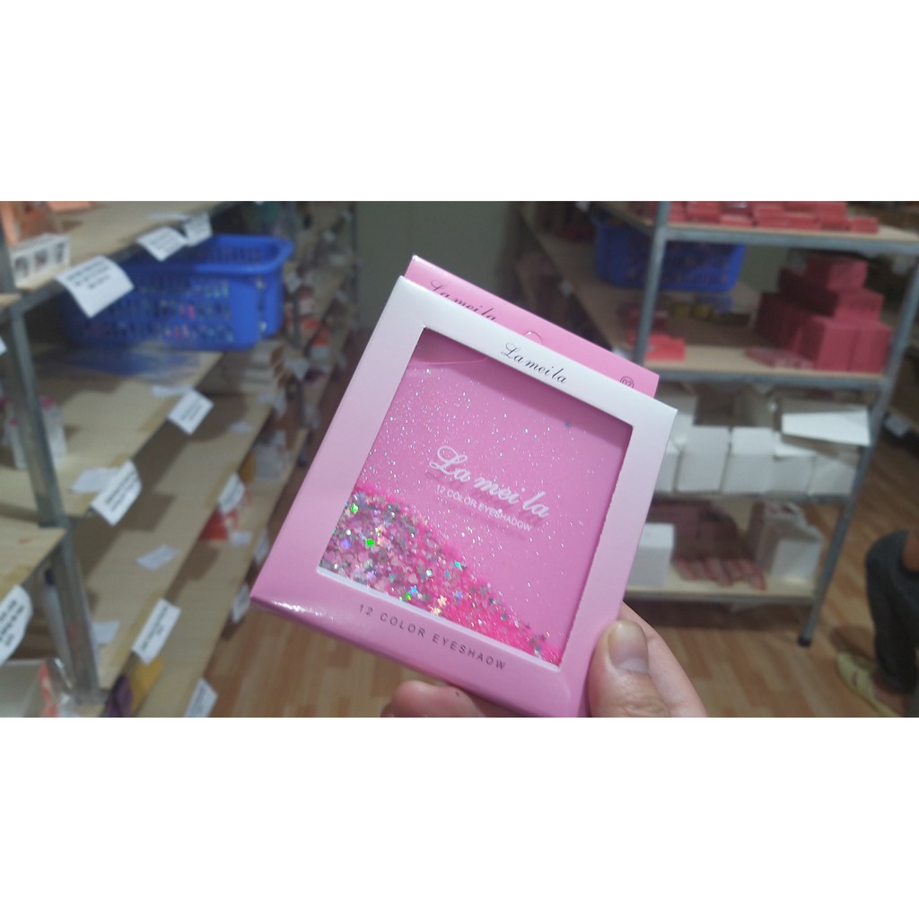 Bảng mắt 12 ô lameila mix nhũ vỏ lấp lánh kim tuyến tan chảy F402 | BigBuy360 - bigbuy360.vn