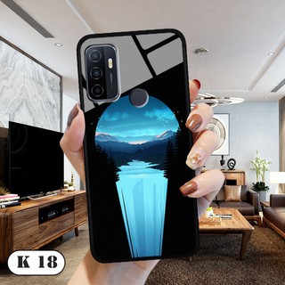 Ốp lưng kính 3D cao cấp Oppo A53
