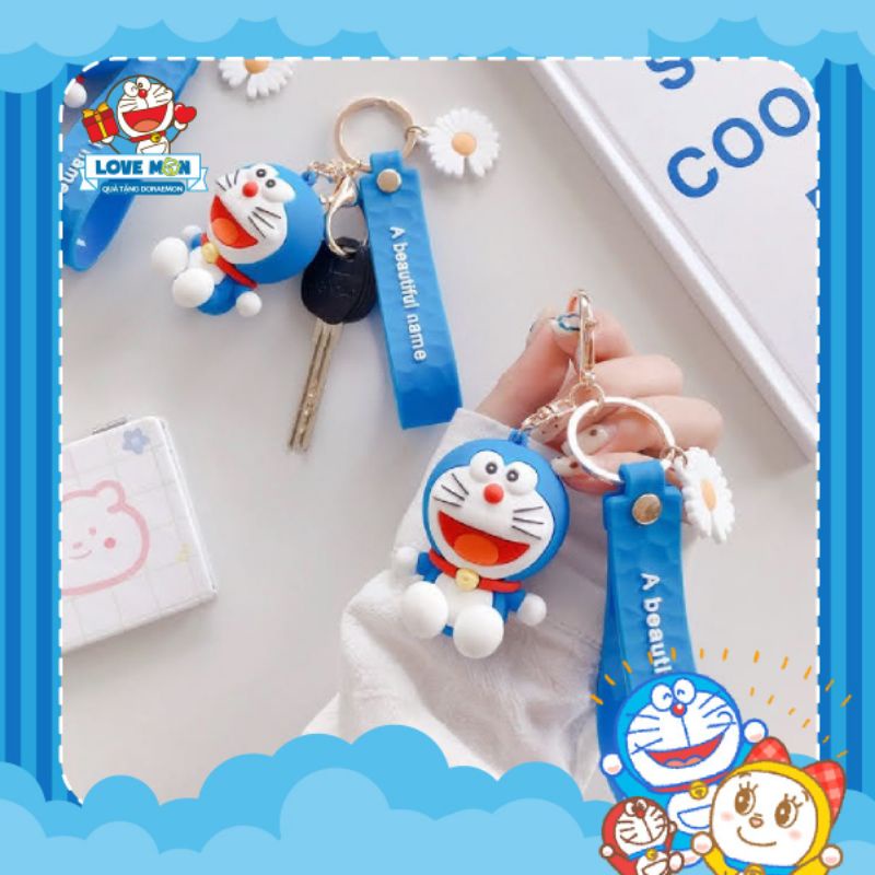 DÂY ĐEO MÓC KHÓA DORAEMON DOREMON SILICON TRENDY XINH XẮN