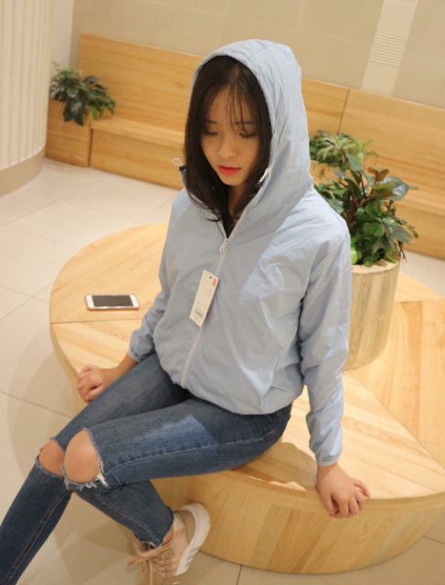 Áo khoác gió nữ 2 lớp