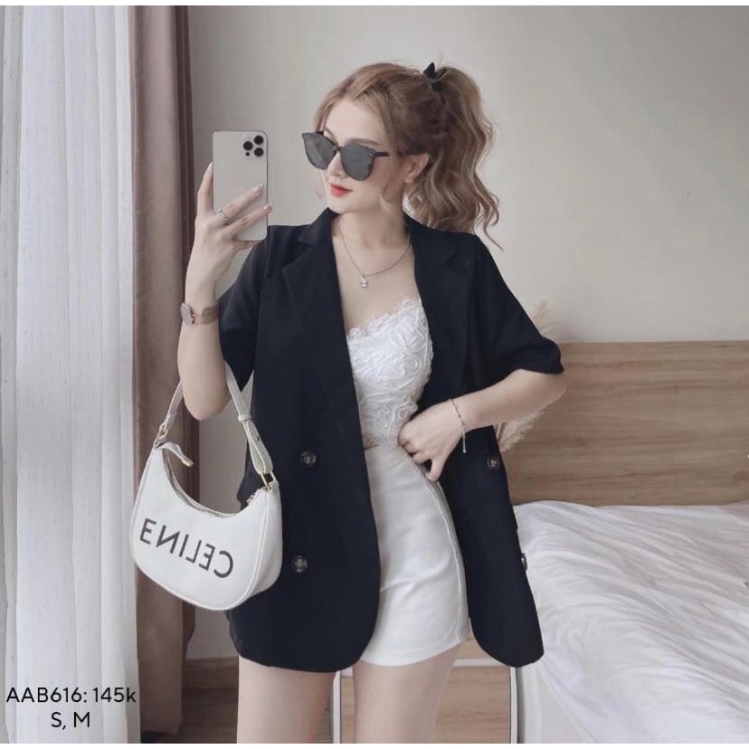 Set Vest Nữ Kèm Quần Đùi, Set Bộ Đi Chơi Phong Cách Nhẹ Nhàng Thoải Mái Thời Trang Nữ Xm Minh Phúc