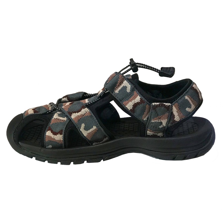 [Mua Kèm Áo Thun 0Đ] Giày Sandal Bít Mũi Nam Đế Đúc Chắc Chắn Hiệu Rova - RV626B Nâu