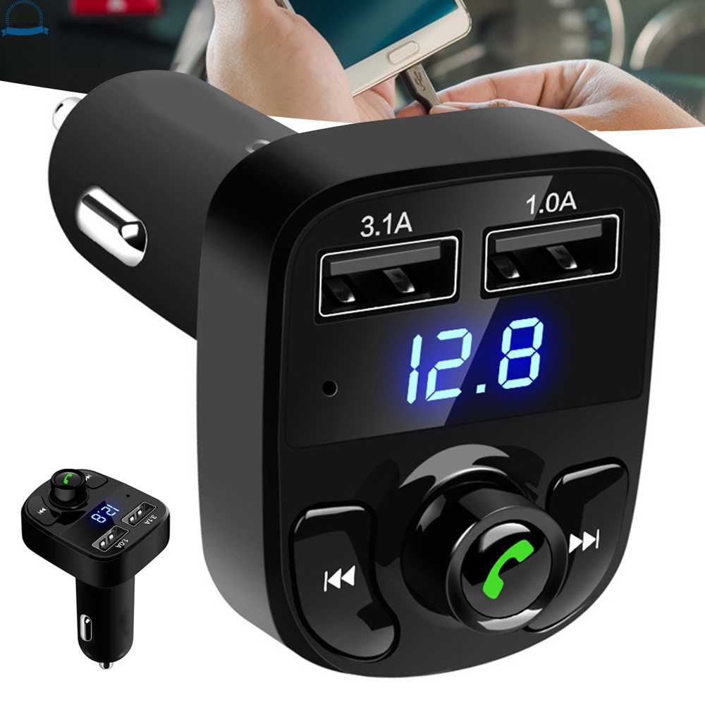 Máy Nghe Nhạc MP3 Bluetooth Hỗ Trợ Thẻ SD/TF/TF Với Chức Năng Gọi Điện Rảnh Tay Kích Thước Nhỏ Gọn Dùng Trong Xe Hơi