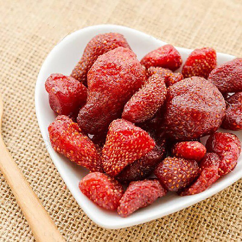 Dâu tây sấy dẻo không đường, Dâu tây sấy nguyên vị chua ngọt không đường Bảo Quân