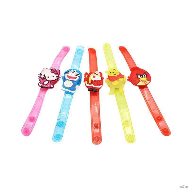 Đồng hồ đeo tay phát sáng hoạ tiết hoạt hình dễ thương