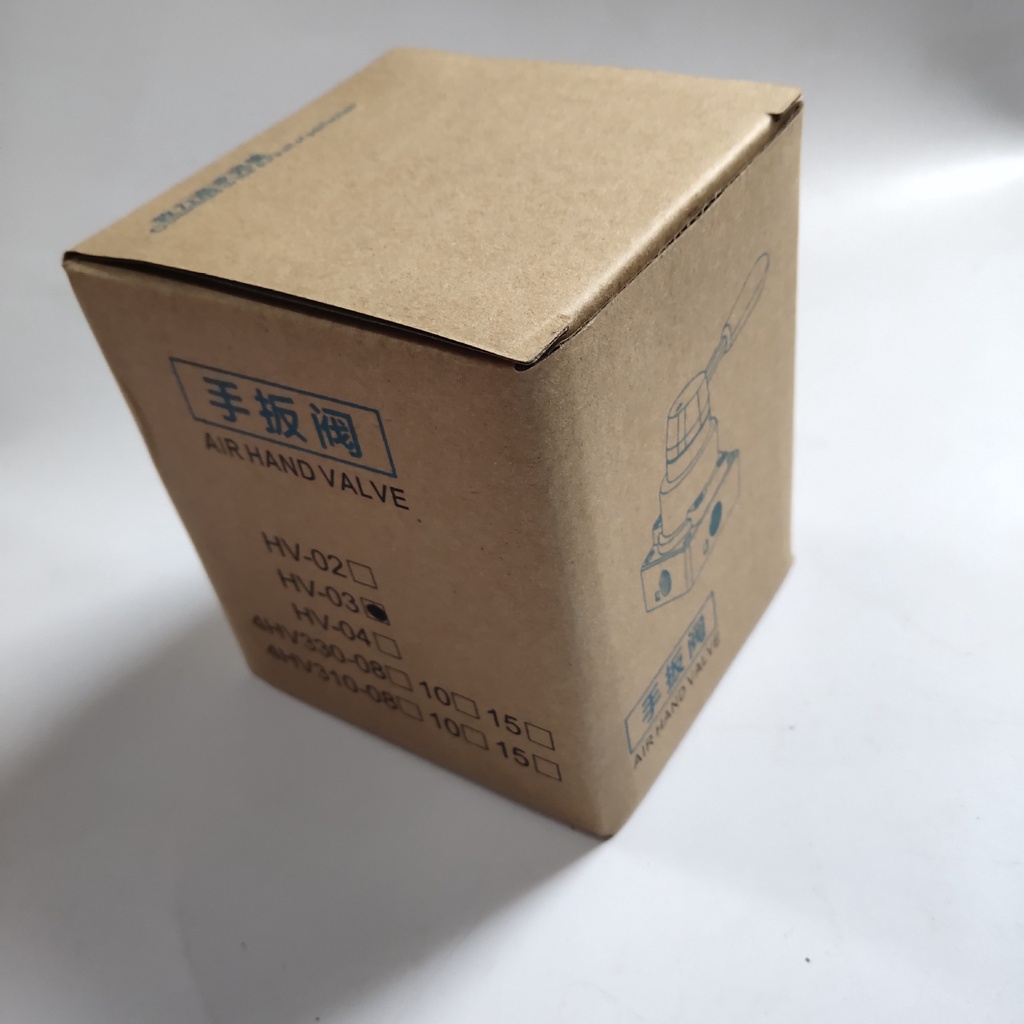 Van Gạt Tay Khí Nén 4 Cổng 3 Vị Trí HV-02, HV-03, HV-04