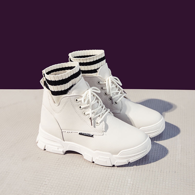 Giày Boots martin lót nhung thời trang thu đông cho nữ | BigBuy360 - bigbuy360.vn