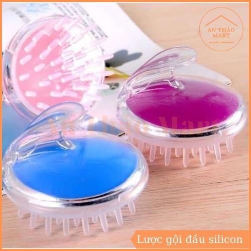 Lược Gội Đầu Silicon Mềm Mại Làm Sạch Tóc Và Da Đầu, Giải Cứu Những Bộ Nail