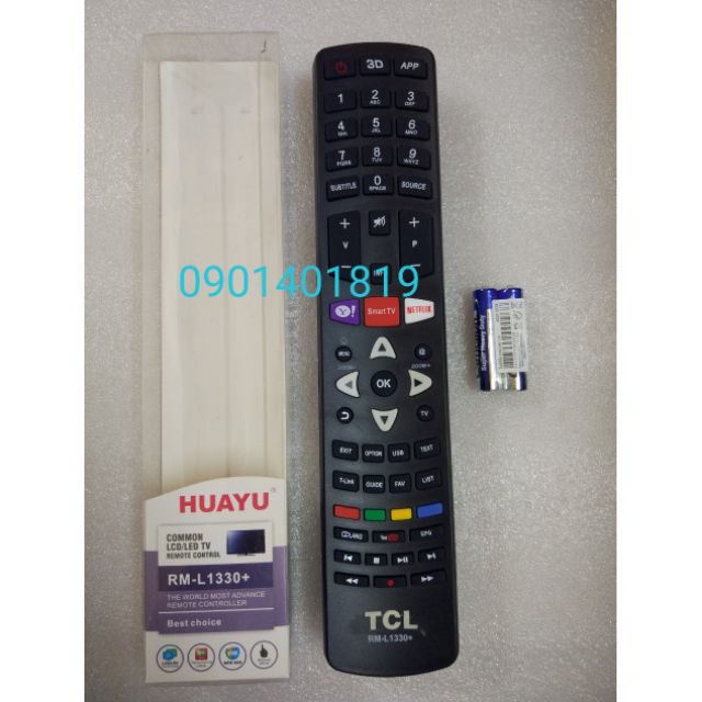 Điều Khiển Tivi TCL RM - 1330+ (Hàng Đa Năng)