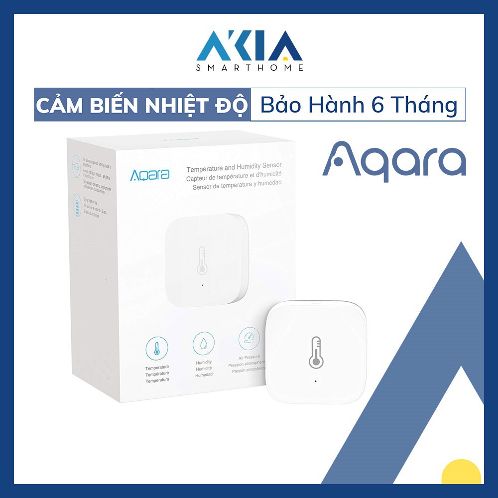 Cảm Biến Nhiệt Độ và Độ Ẩm Không Dây Aqara WSDCGQ11LM - Hàng Chính Hãng