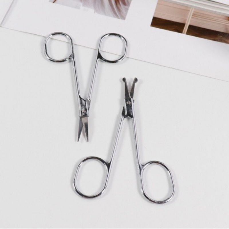 Kéo cắt lông mũi, chân mày mini cao cấp