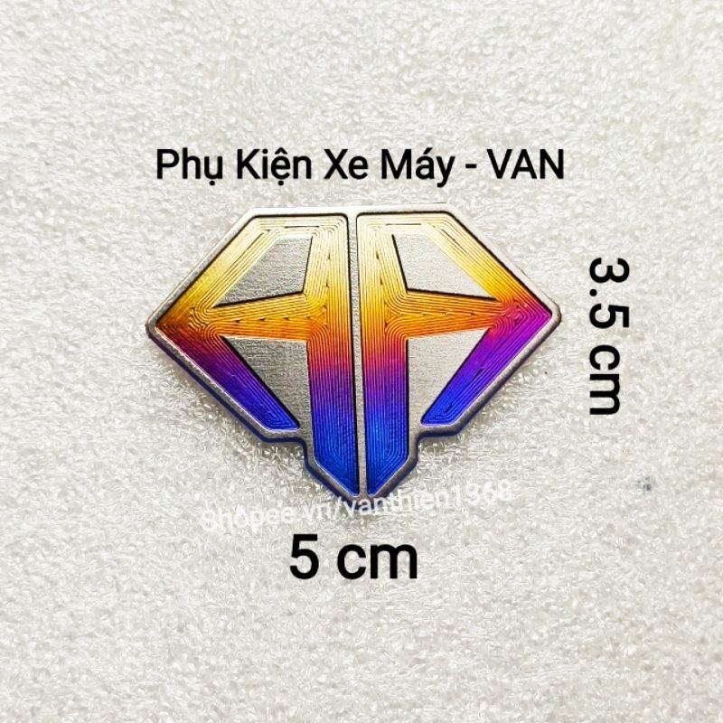 Tem Logo AB Titan Hình Kim Cương