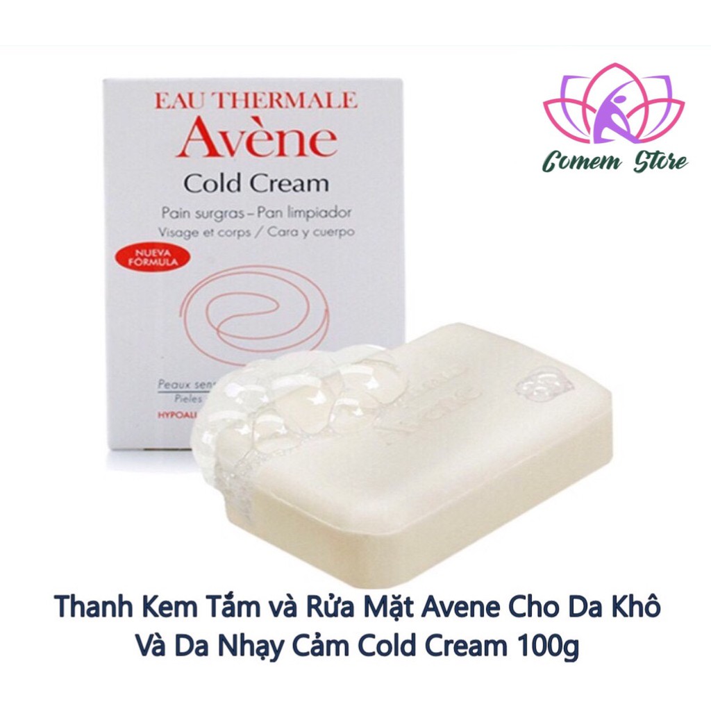 Thanh Kem Tắm Và Rửa Mặt Cho Da Khô Avene Cold Cream 100g