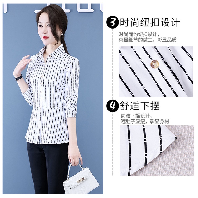 Áo Sơ Mi Tay Dài Phong Cách Hàn Quốc Thời Trang Xuân Thu 2022 Cho Nữ