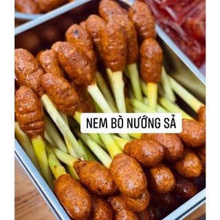 Nem bò nướng xả - Nem lụi - Nem ốc - Nem nướng Nha trang