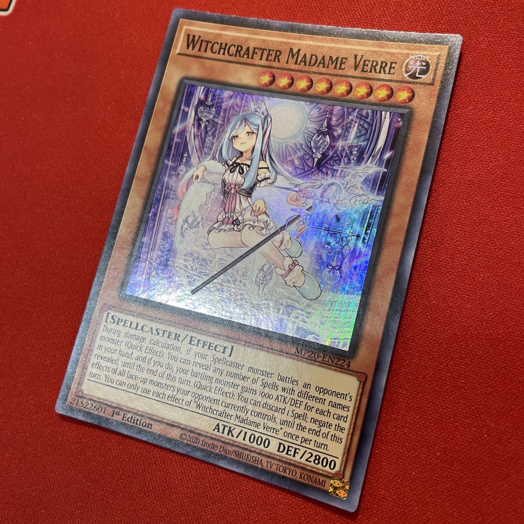 EN]Thẻ Bài Yugioh Chính Hãng] Witchcrafter Madame Verre