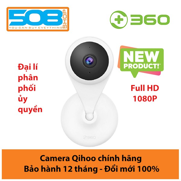 [MẪU 2021] CAMERA QUAN SÁT IP WIFI QIHOO 360 AC1C PRO - 1080P (PHIÊN BẢN QUỐC TẾ  – BẢO HÀNH CHÍNH HÃNG AURORA)