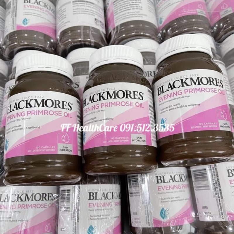 Viên Uống Tinh Dầu Hoa Anh Thảo Blackmores 190v Úc, Blackmores Evening Primrose Oil