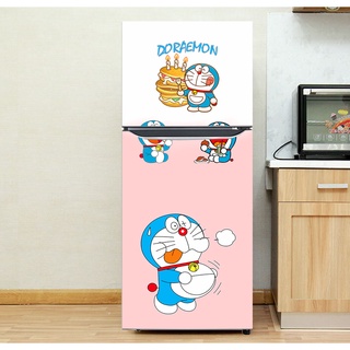 Decal dán Tủ Lạnh Doremon  chất liệu cao cấp