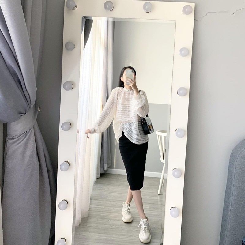 [ảnh thật] Chân váy bút chì ZR