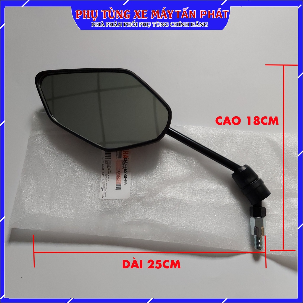 Gương Chiếu Hậu Xe Máy Zin Exciter 150-155  Ex /có Thể Gắn Sirius Jupiter NVX MT 15 Freego TFX
