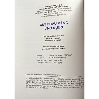 Sách - Giải phẫu răng và ứng dụng