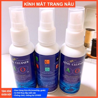 Nước Xịt Rửa Kính Mắt Chuyên Dụng - Kính Mắt Trang Nâu