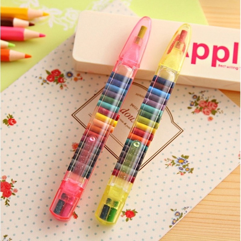 Bút chì màu gồm có 20 màu dành cho học sinh/nhân viên văn phòng