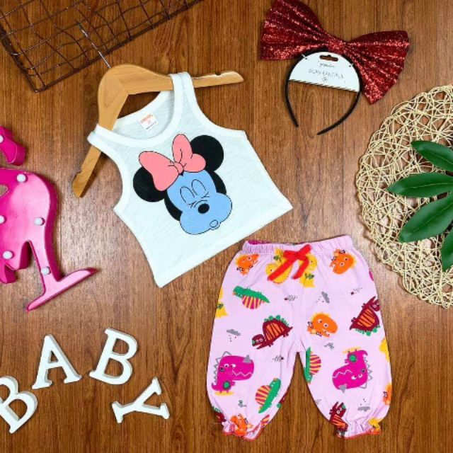 Bộ alibaba chất cotton mịn mát, siêu cưng mi